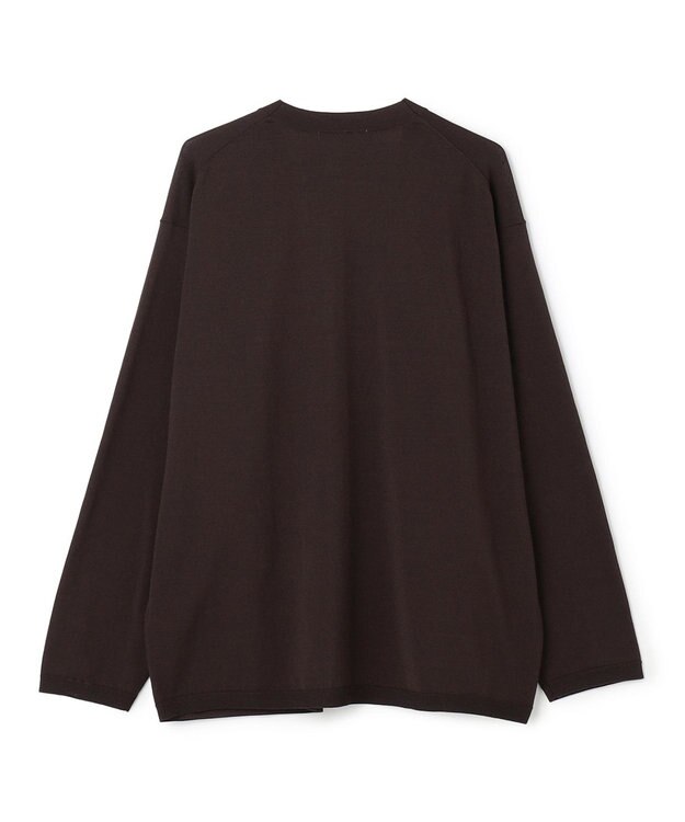 UNFILO MENS アラエルエアリーシアーカーデ ブラウン