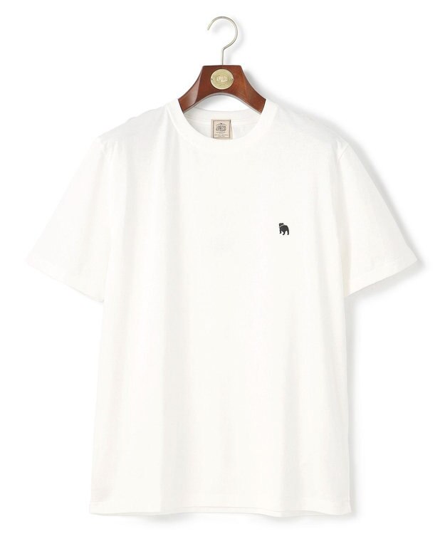J.PRESS MEN 一枚でもインナーでも映える【WEB限定 / 8色展開】バックブル Ｔシャツ ホワイト系