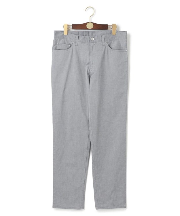 J.PRESS MEN 【ストレッチ】シャンブレーストレッチツイル パンツ ネイビー系