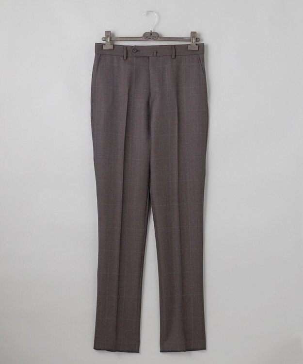 GOTAIRIKU 【ZEGNA/ゼニア】ISLANDFLEECE/アイランドフリース 3ピーススーツ（ブラウン×格子） ダークブラウン系4