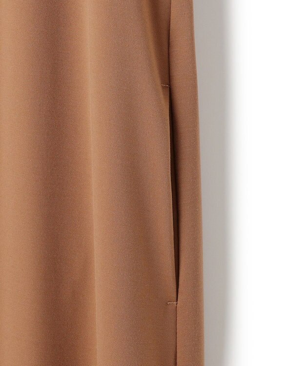 23区 【SLOW/一部店舗限定】ファンクショナル ポロ ワンピース アースブラウン