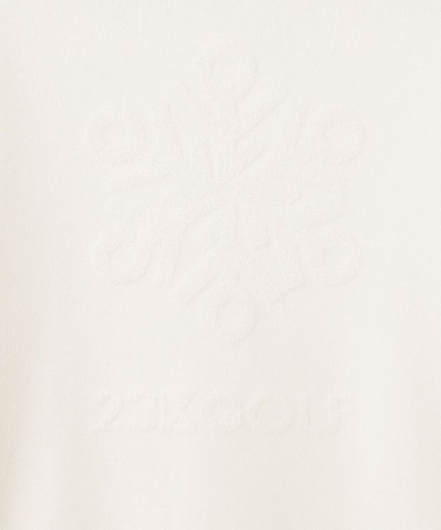 23区GOLF 人気ニットアイテムが今季も登場【WOMEN】【洗える】スノーモチーフ モックネックニット アイボリー系