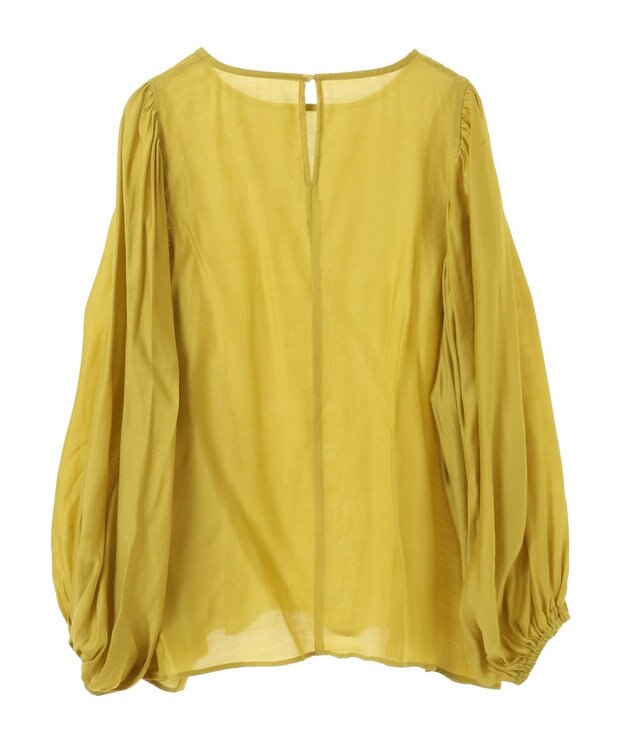 AMERICAN HOLIC 袖ボリュームシアーブラウス Yellow