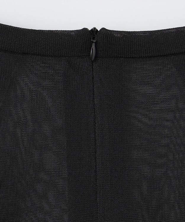 NAVE 【Nave・洗える】シアーニット スカート ブラック系