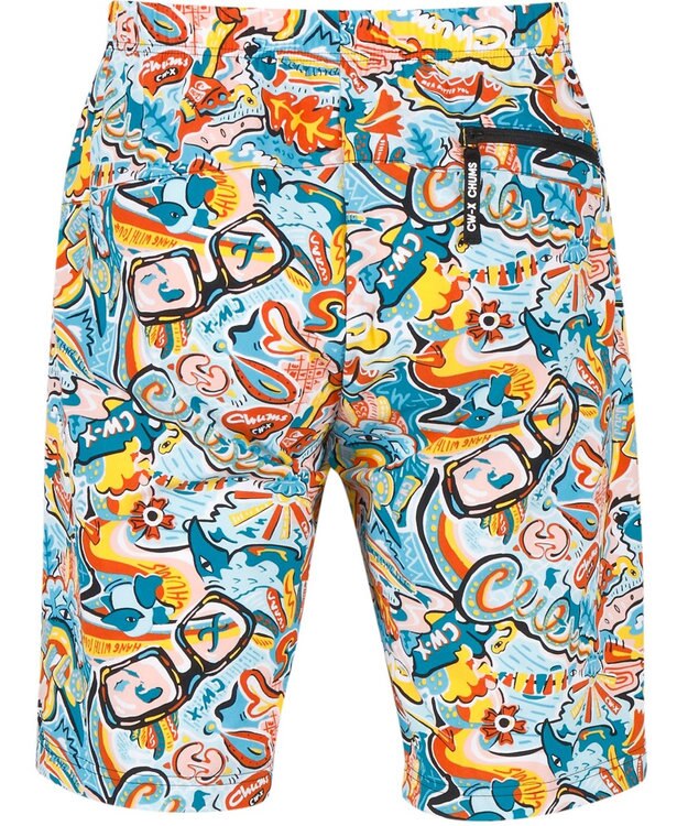 CW-X 【MEN】 CW-X 【CHUMS (チャムス)コラボ】 メンズボトムス ハーフパンツ はっ水(本体) UVカット率90％以上（本体） ひざ上丈 メンズ LNO520 /ワコール ターコイズ