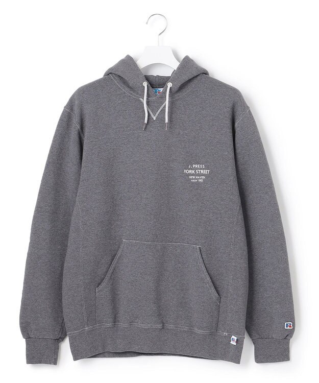 J.PRESS YORK STREET 【UNISEX】RUSSELL×YORK STREET フーディー グレー系