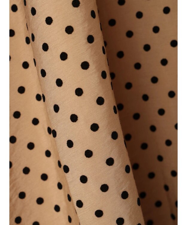 earth music&ecology ドットチュニック丈リボン付きワンピース Dot