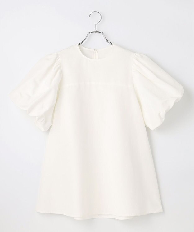 #Newans 【大好評につき追加生産！新色登場】パフスリーブAラインブラウス ホワイト系