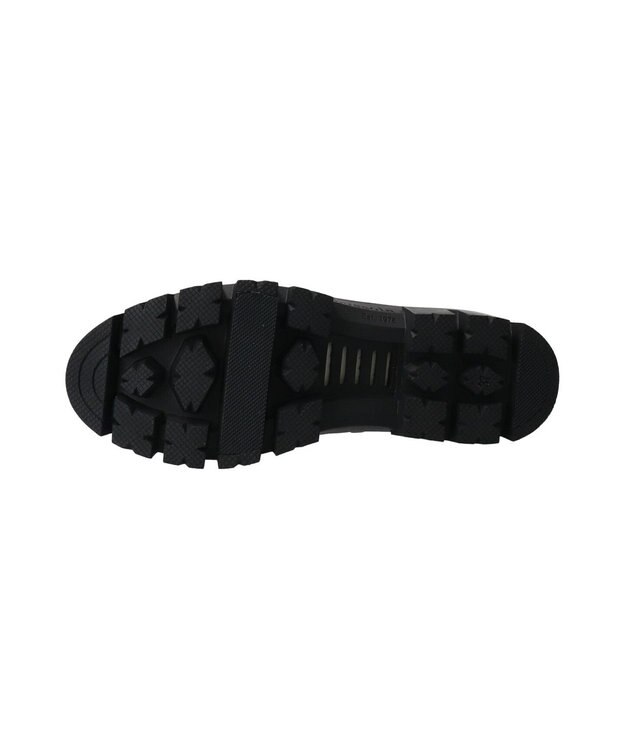 INTER-CHAUSSURES 【BUSSOLA】厚底スリッポンシューズ ブラック