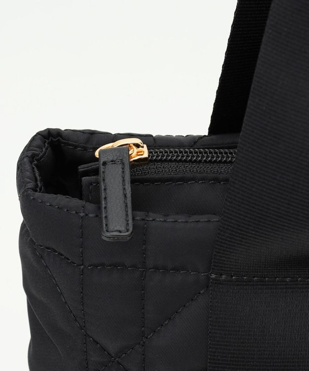 LA BAGAGERIE グリッドキルティングリュック ブラック