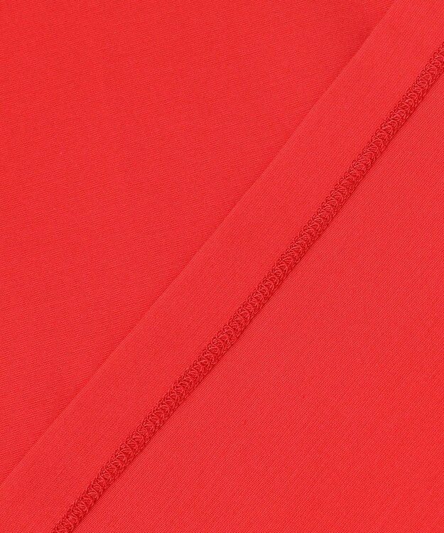 UNFILO L 【一部店舗限定カラー】BEAUTY FORM-T コクーンTシャツ レッド