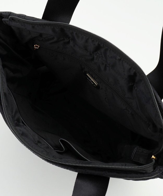 LA BAGAGERIE グリッドキルティングリュック ブラック