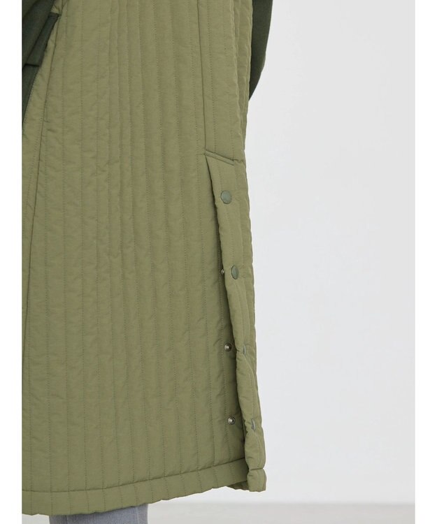 AMERICAN HOLIC キルポカ異素材Ｍｉｘロングコート Khaki