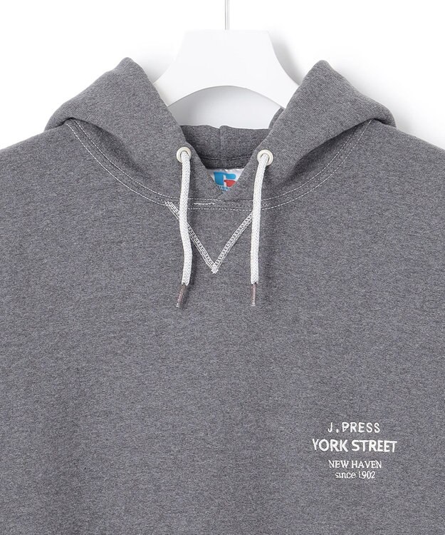 J.PRESS YORK STREET 【UNISEX】RUSSELL×YORK STREET フーディー グレー系
