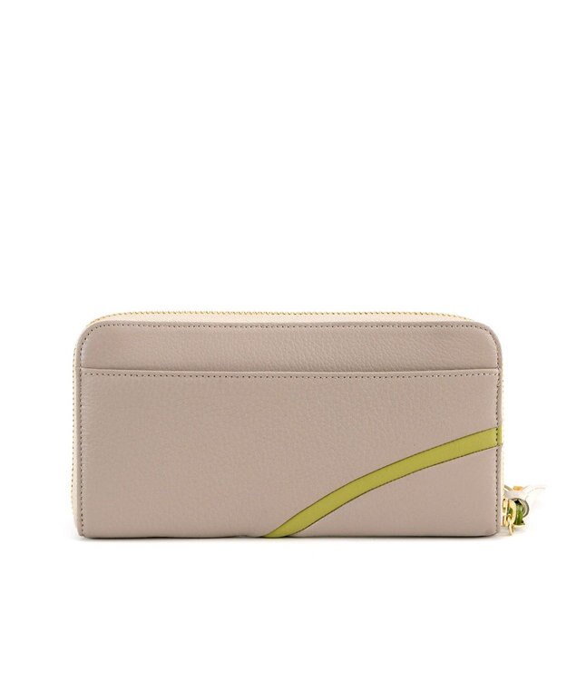 IBIZA プレーサ　牛革　ラウンドファスナー長財布 ピンクベージュ