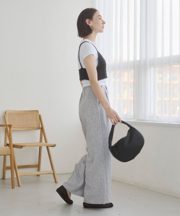 WEGO 【ANGIE VINTAGE】ハーフムーンBAG ブラック