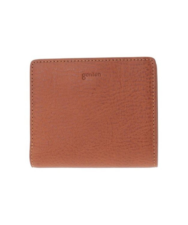 genten ミネルヴァ2 二つ折り財布内Lファスナー チャ