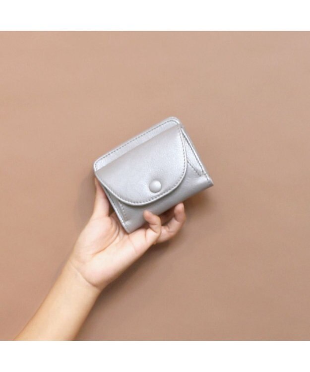 UNBILLION アトランタ ATLANTA / 牛革二つ折り財布 シルバーグレー