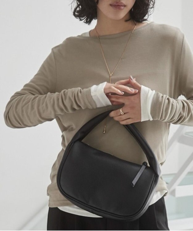 WEGO 【ANGIE VINTAGE】ハーフムーンBAG ブラック