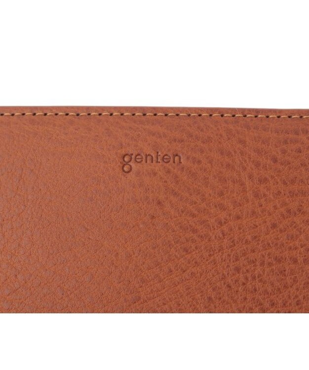 genten ミネルヴァ2 二つ折り財布内Lファスナー チャ