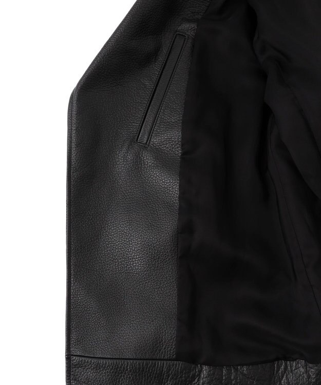 JOSEPH HOMME 【HIGH GRADE LINE】カウレザー  ライダースジャケット ブラック系