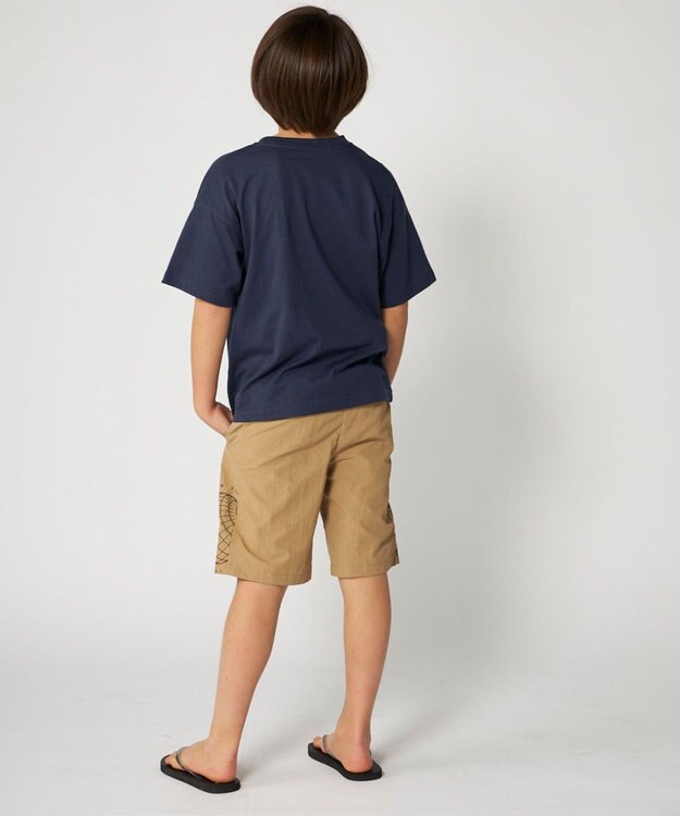 OP／FILA 【SEVEN2】グラフィティ風プリントTシャツ ネイビー