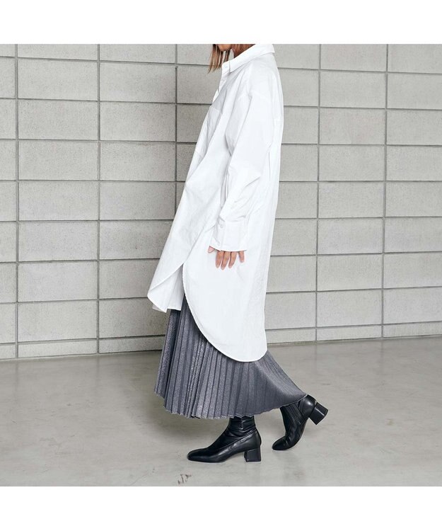 MODE ET JACOMO <MODE ET JACOMO>スクエアトゥストレッチショートブーツ ブラック