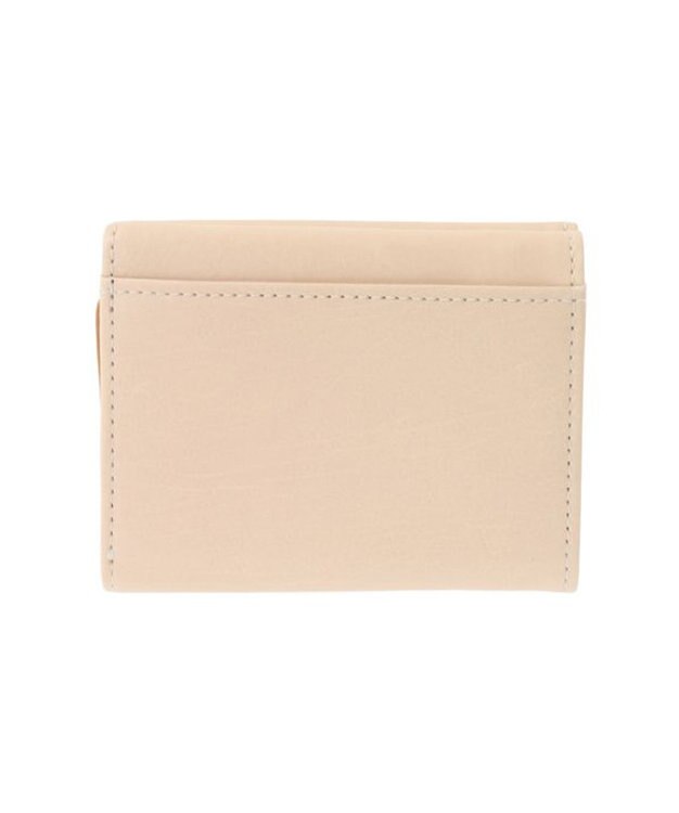 genten ピア ボックス3つ折り財布 エクリュ