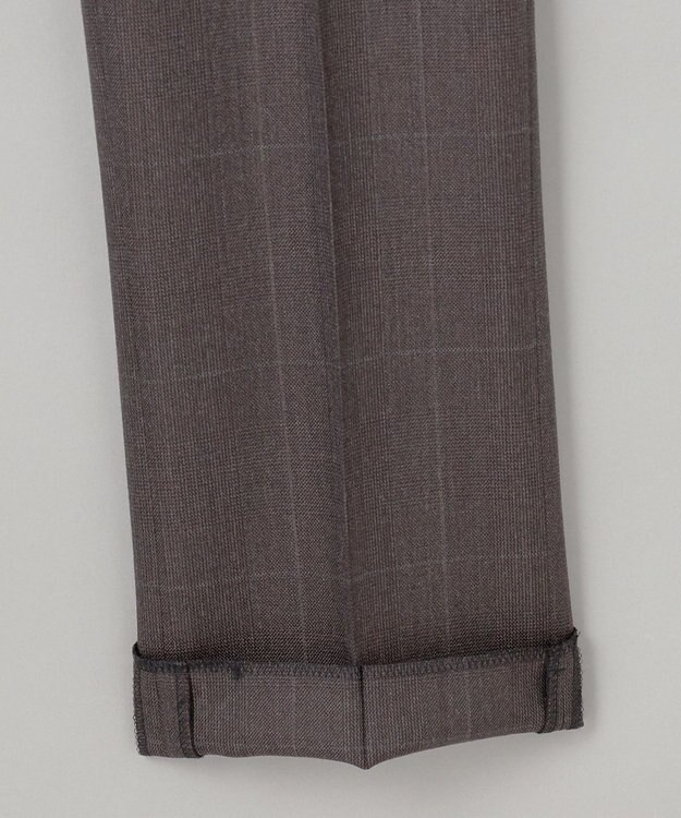 GOTAIRIKU 【ZEGNA/ゼニア】ISLANDFLEECE/アイランドフリース 3ピーススーツ（ブラウン×格子） ダークブラウン系4