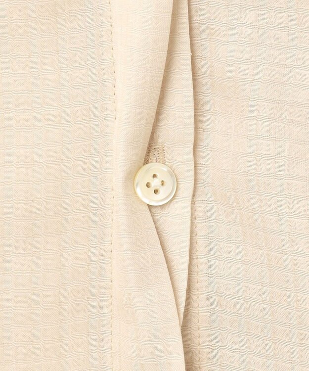 自由区 【洗える・XSサイズあり】シアードビー ブラウス ベージュ系