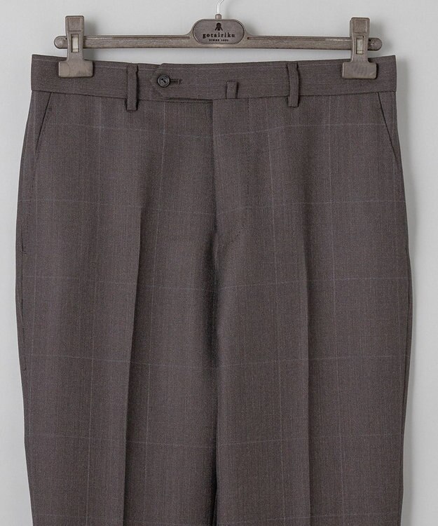 GOTAIRIKU 【ZEGNA/ゼニア】ISLANDFLEECE/アイランドフリース 3ピーススーツ（ブラウン×格子） ダークブラウン系4