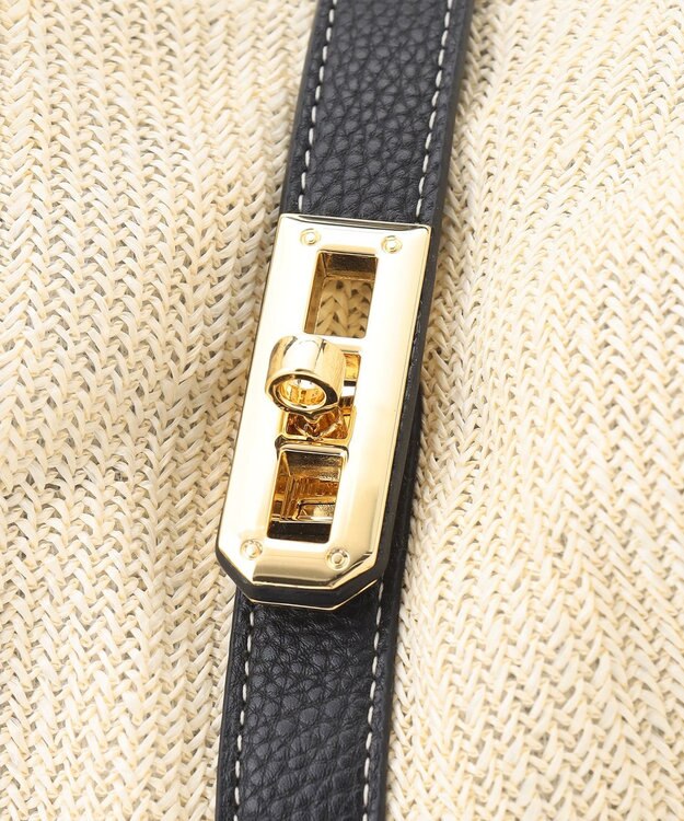 LA BAGAGERIE かごバッグ風 2wayサマートート ホワイト