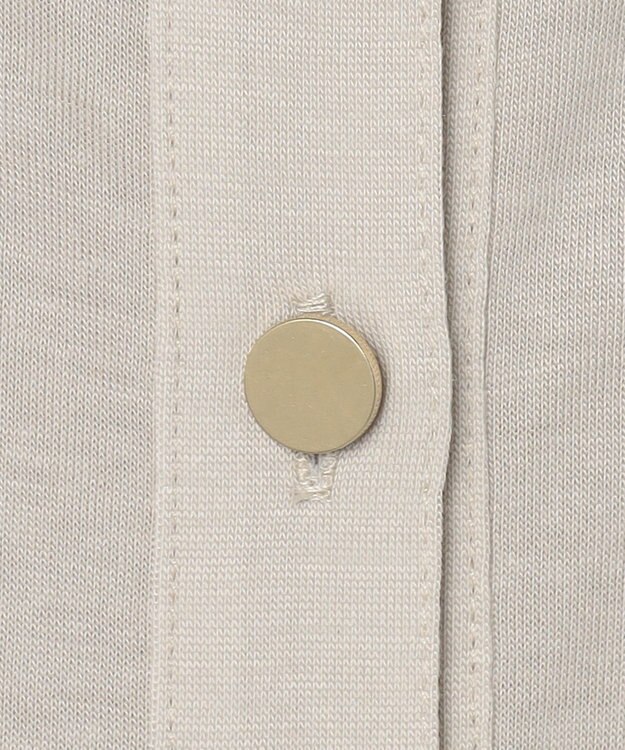 J.PRESS LADIES 【洗える・接触冷感】ジャージー ブルゾン グレージュ系