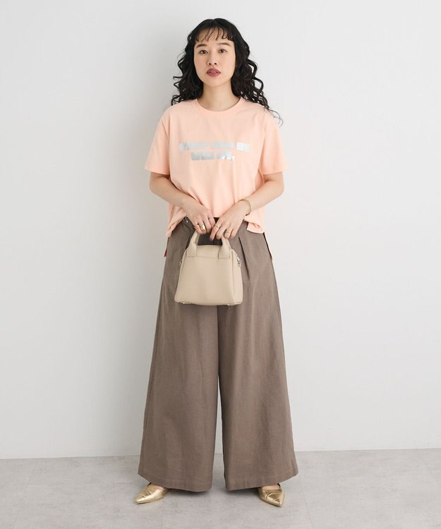 CRAFT STANDARD BOUTIQUE メタリックロゴプリントＴＥＥ Pink
