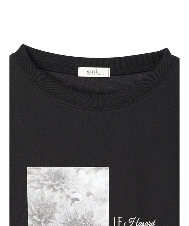 earth music&ecology フォトチュニックＴ Black