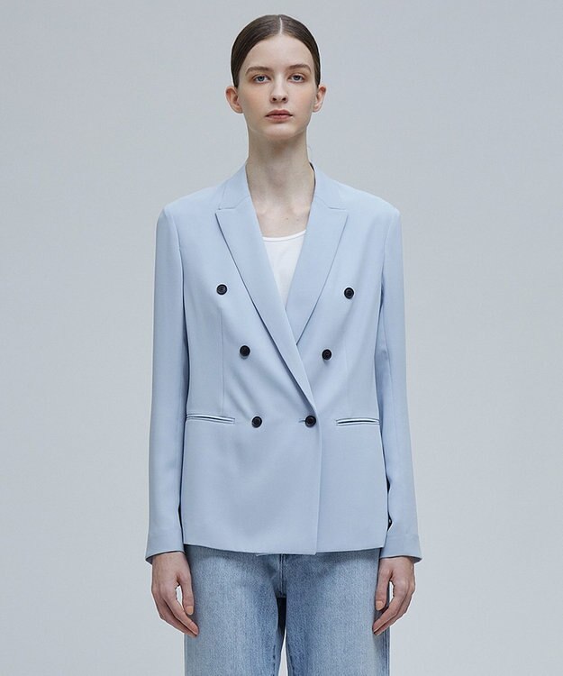 BEIGE， SAMUEL / シアーバックジャケット Sax