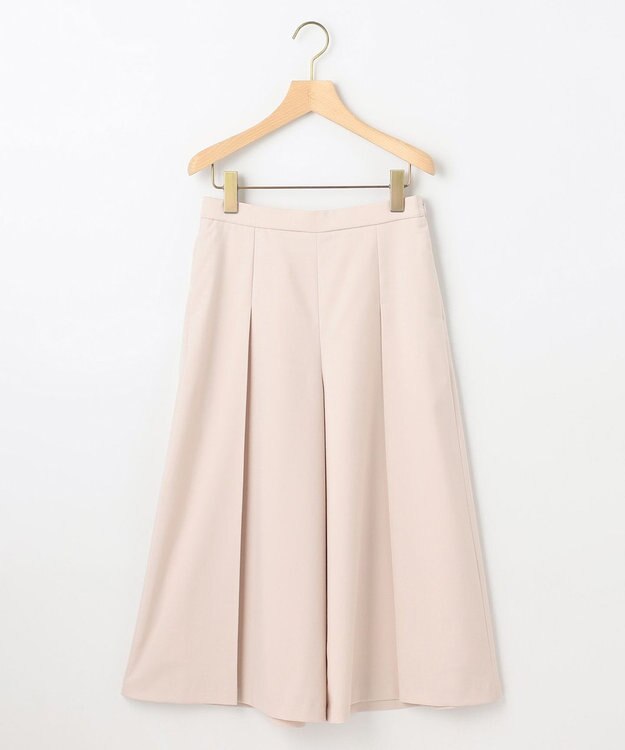 組曲 ハンサムツイルキュロット パンツ アイボリー系