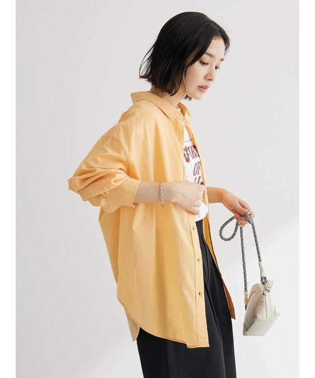 Green Parks ローンオーバーシャツ Orange