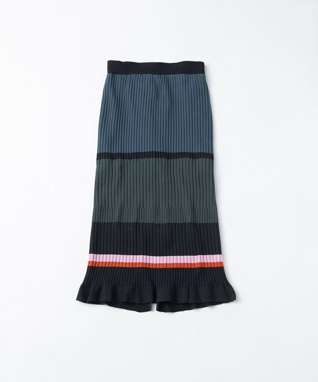 TRICOTE MULTI RIB PATTERN SKIRT / マルチリブ パターン スカート 07MIX