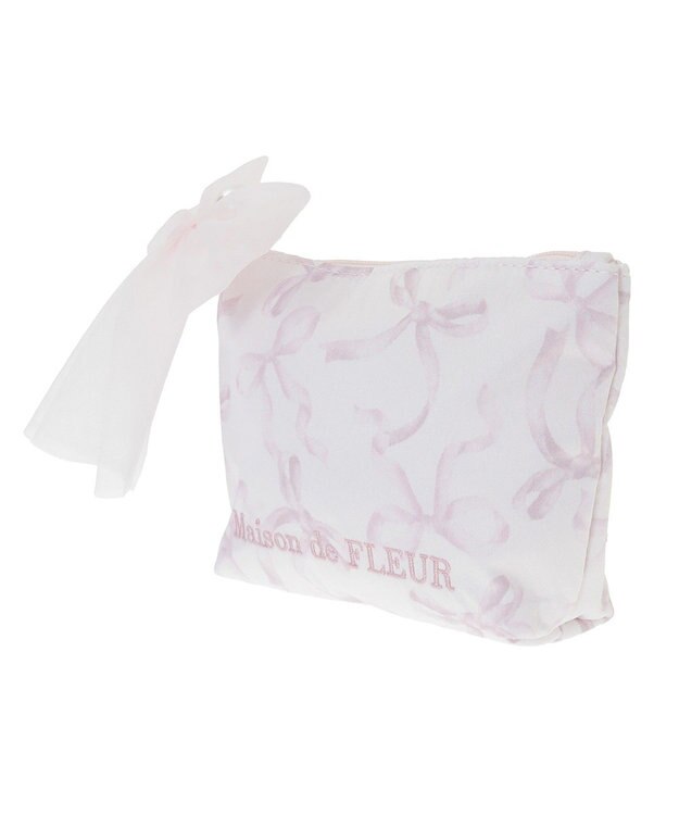 Maison de FLEUR ピンクマニアポーチ Light Pink