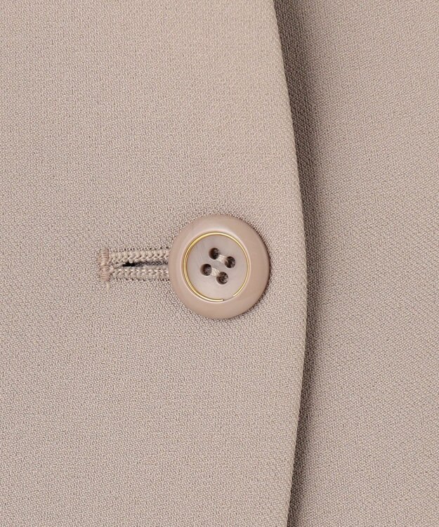 ANY SIS S 【低身長企画】ミニドビーショート ジャケット ライトベージュ