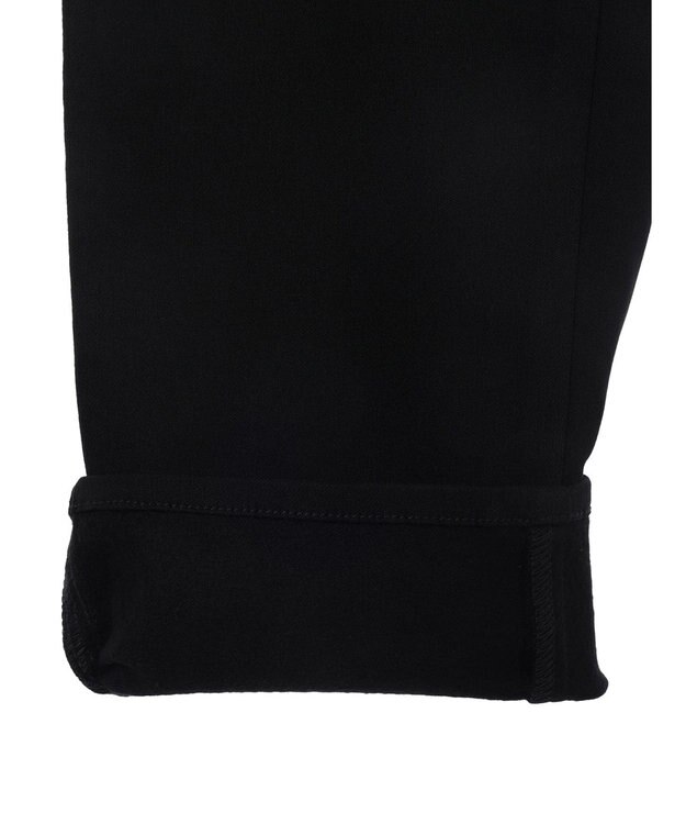 Green Parks 裏起毛ストレッチスキニーパンツ Black