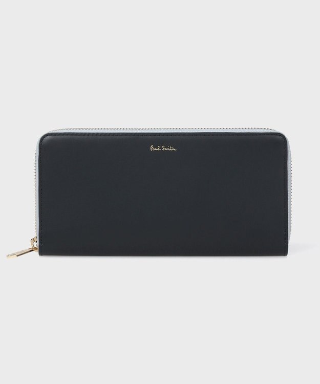 Paul Smith サプルレザー 長財布 ネイビー