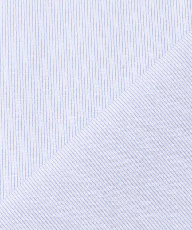 uncrave コットンクロスストライプ ペプラムジレブラウス サックスストライプ