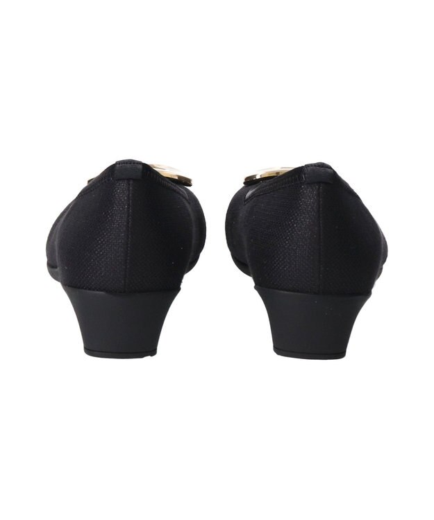 Bridget Birkin 【Bridget Birkin Walk】メタルバックルウォーキングパンプス ブラック雑材