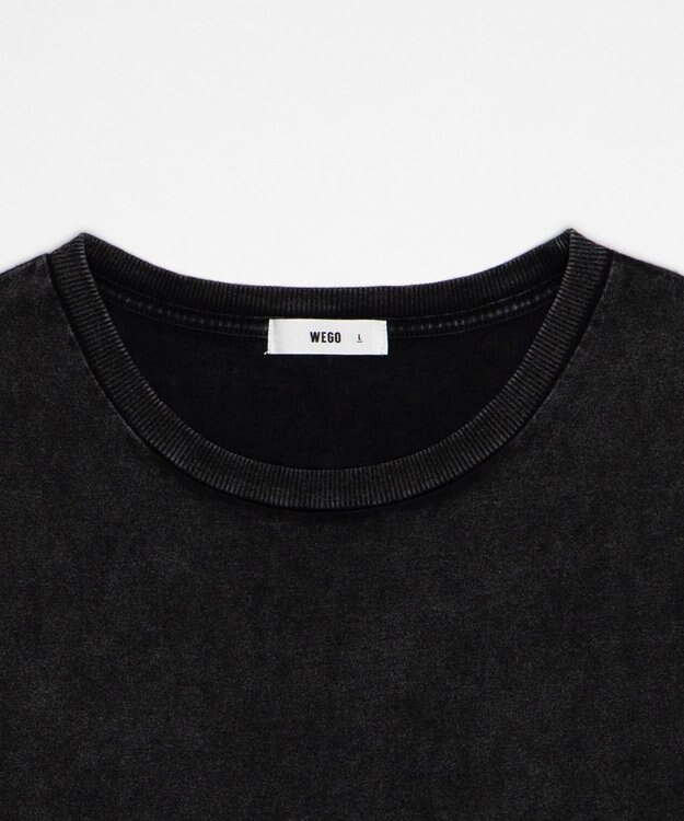 WEGO コットンクルーネックT（NS） ブラック