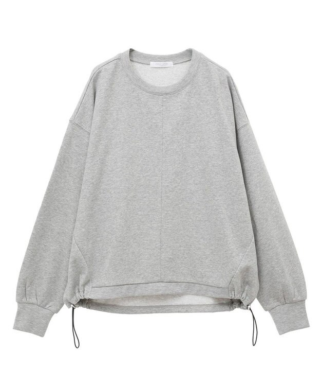 Green Parks ドロストミニ裏毛プルオーバー Gray Mixture