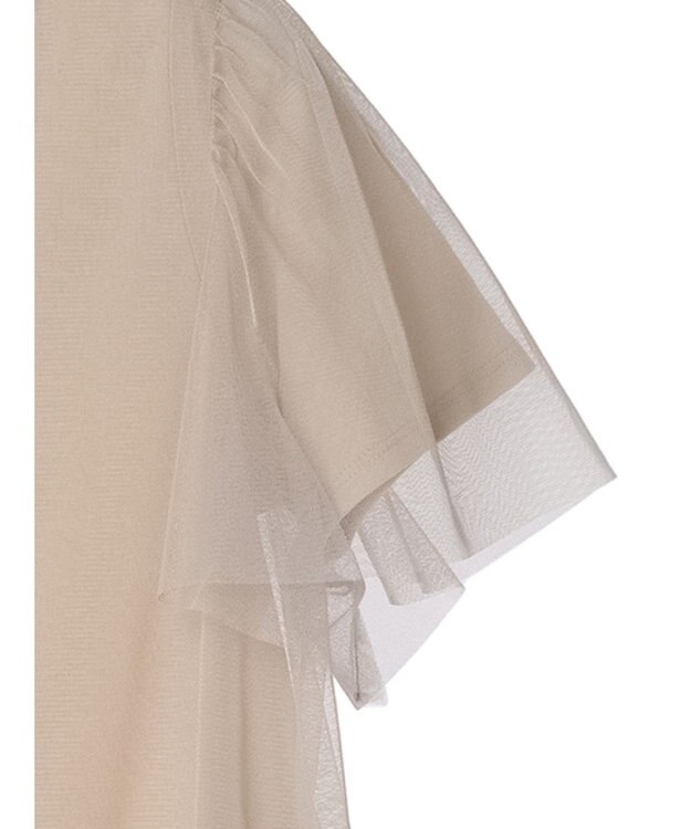 Green Parks ・ＳＵＧＡＲ　ＳＰＯＯＮ　ＳＥＴ２点チュールＴ＋カットＴ Beige