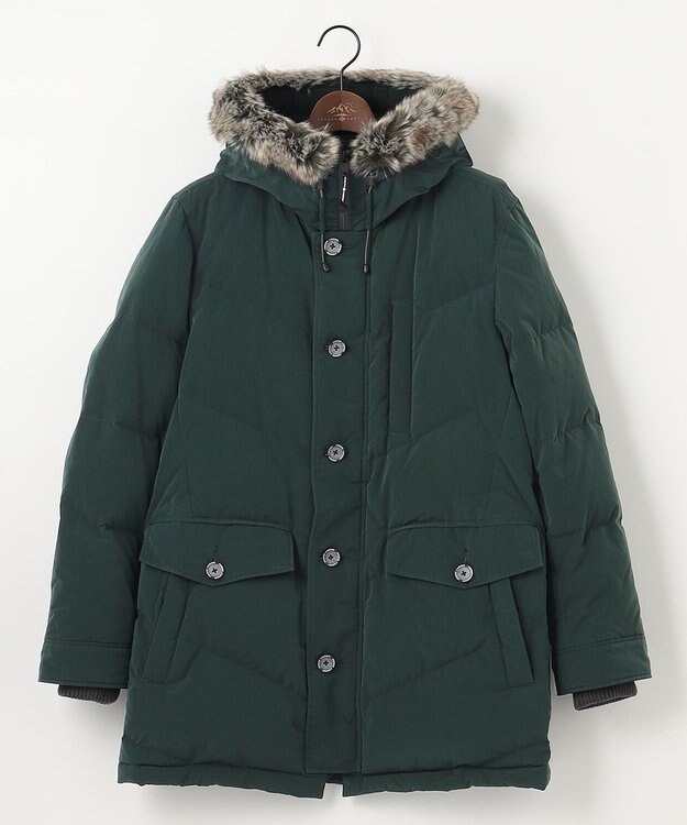 JOSEPH ABBOUD MOUNTAIN 【ECO撥水/ECOファー/9ポケット/ユニセックス】ＰＥ／ＮＹピーチダウン コート 黄緑系