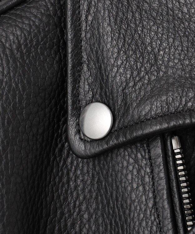 JOSEPH HOMME 【HIGH GRADE LINE】カウレザー  ライダースジャケット ブラック系